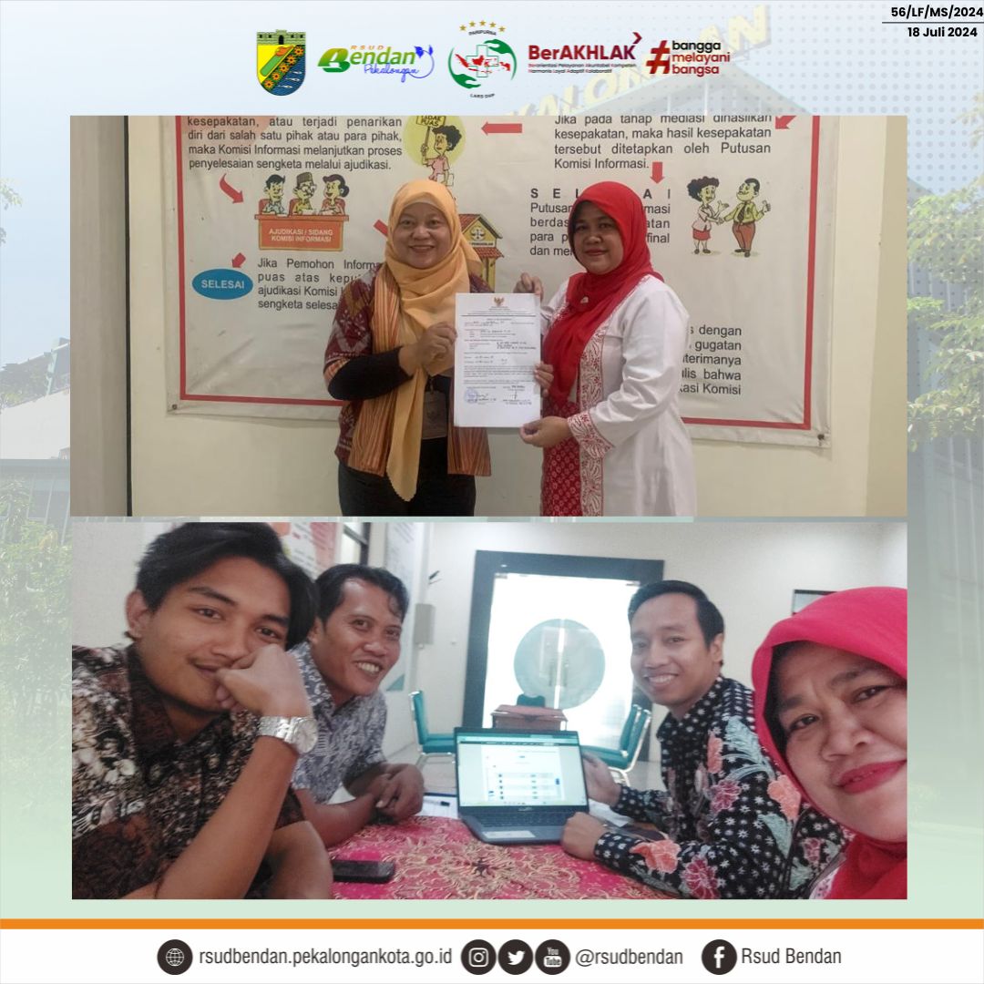 KLARIFIKASI/SANGGAH TERHADAP HASIL PENILAIAN MONEV TAHAP 1 OLEH KOMISI INFORMASI PUBLIK JAWA TENGAH
