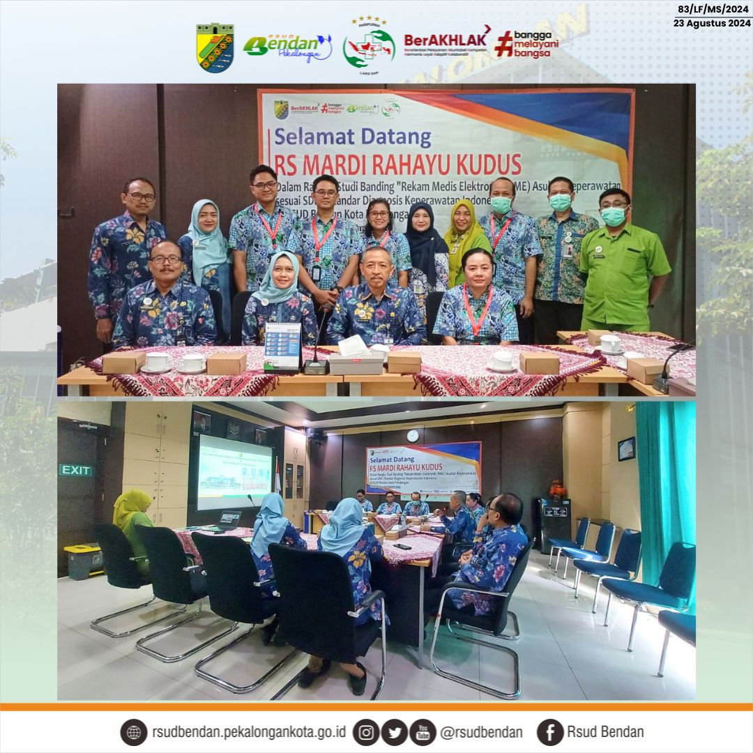 KUNJUNGAN STUDI BANDING DARI RUMAH SAKIT MARDI RAHAYU JAWA TENGAH