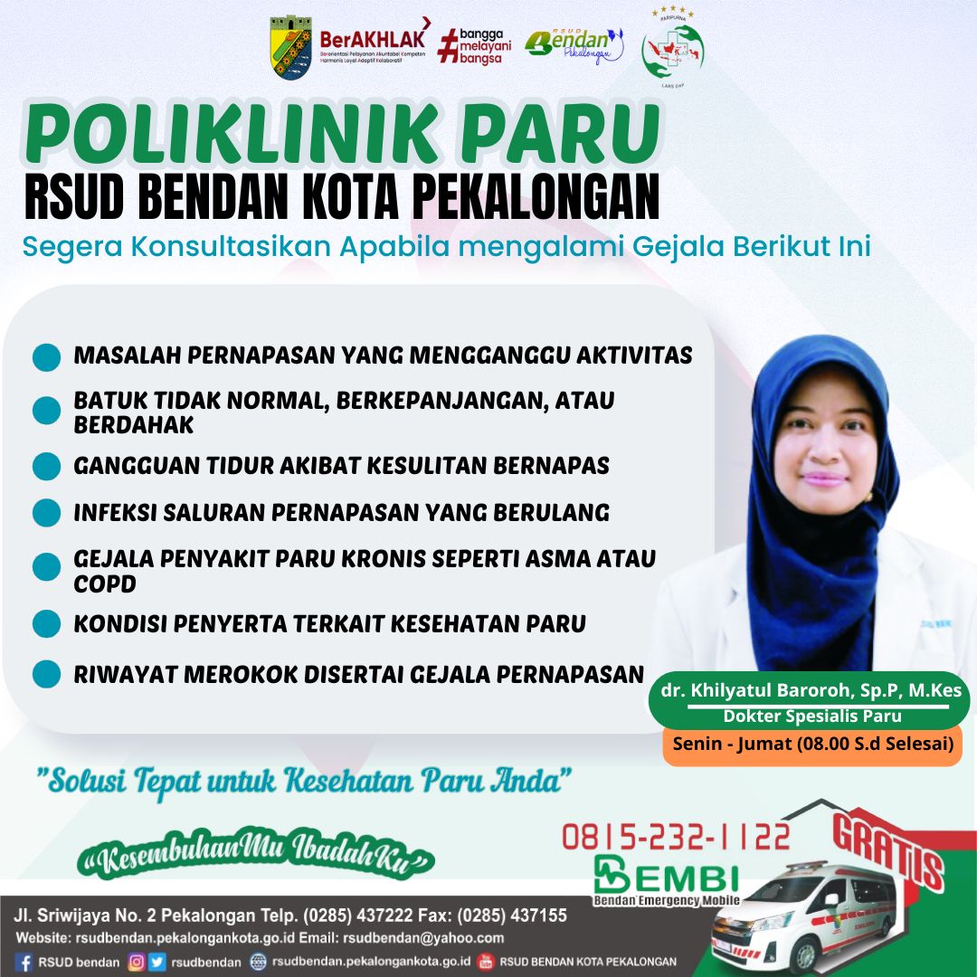 POLIKLINIK PARU RSUD BENDAN