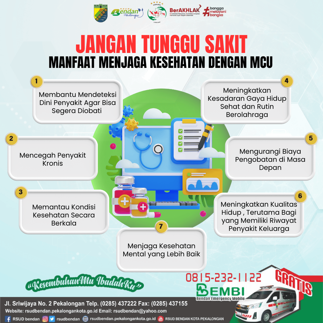 MANFAAT MENJAGA KESEHATAN DENGAN MEDICAL CHECK UP 