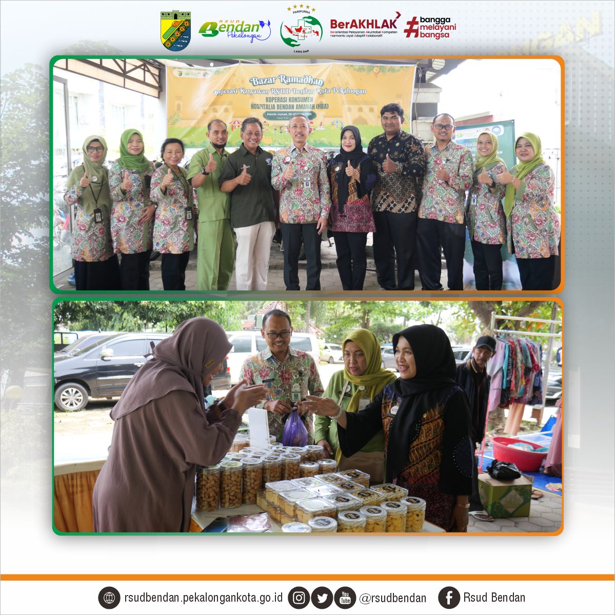 RSUD BENDAN KOTA PEKALONGAN SUSKES KEMBALI MENGGELAR BAZAR RAMADHAN TAHUN 2025