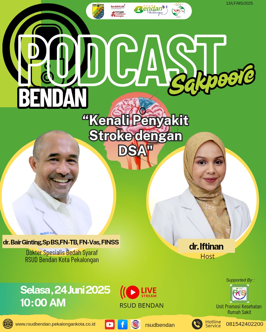 PODCAST SAKPORE RSUD BENDAN