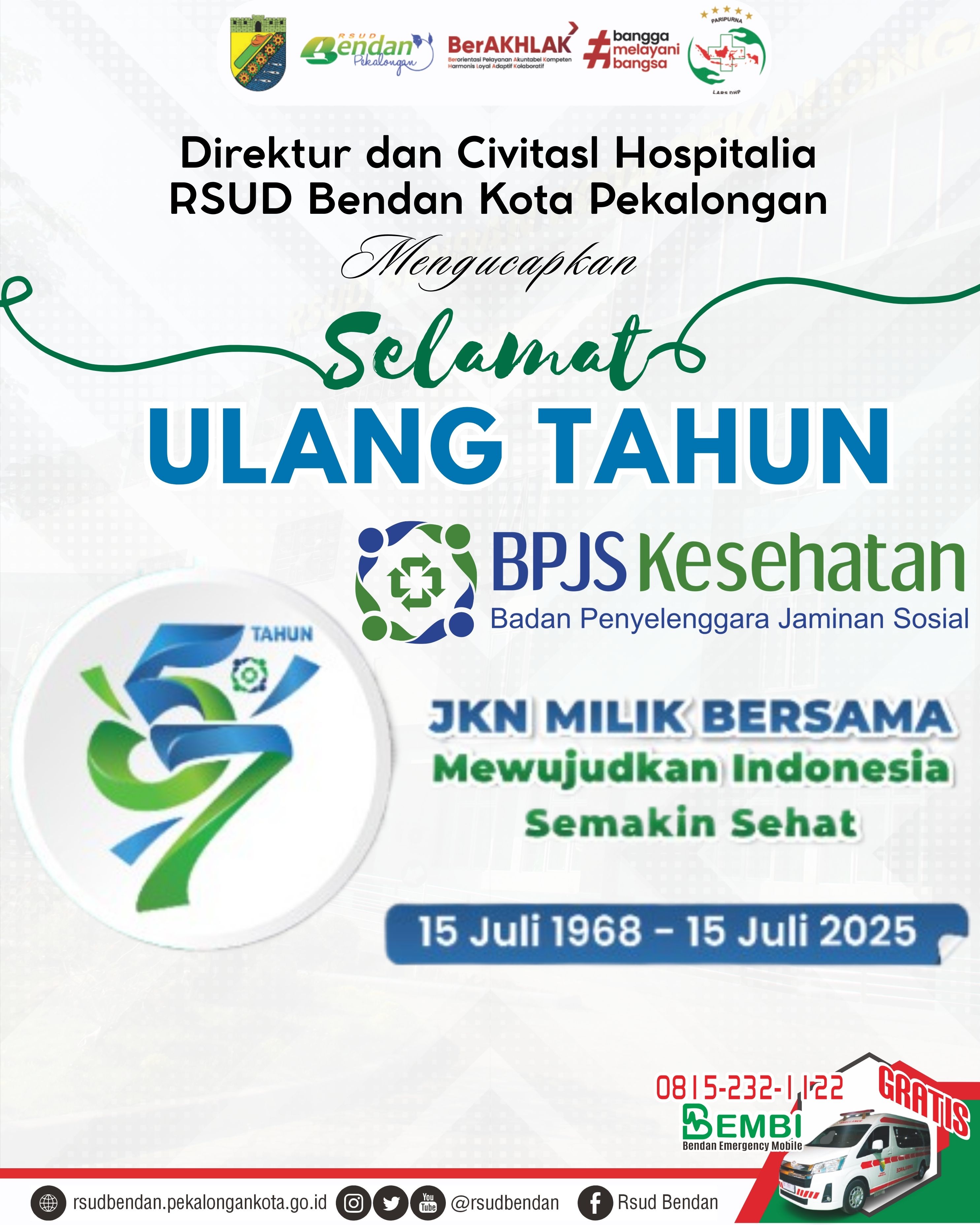 DIRGAHAYU BPJS KESEHATAN KE-57