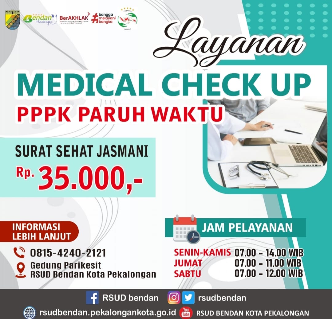 LAYANAN MEDICAL CHECK UP PPPK PARUH WAKTU