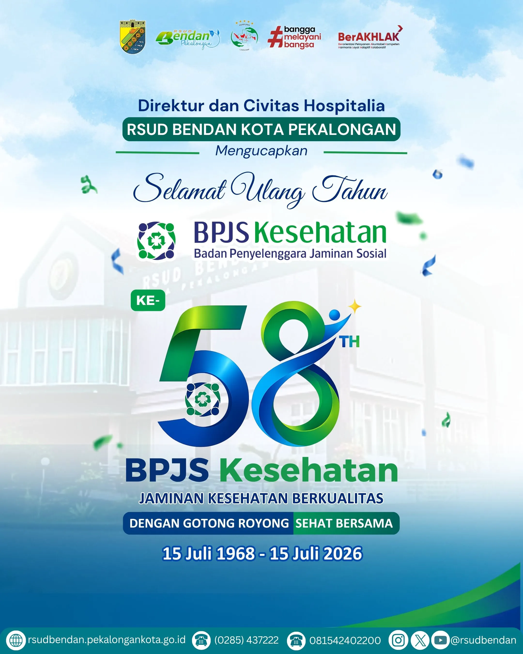 SELAMAT ULANG TAHUN KE-58 BPJS KESEHATAN