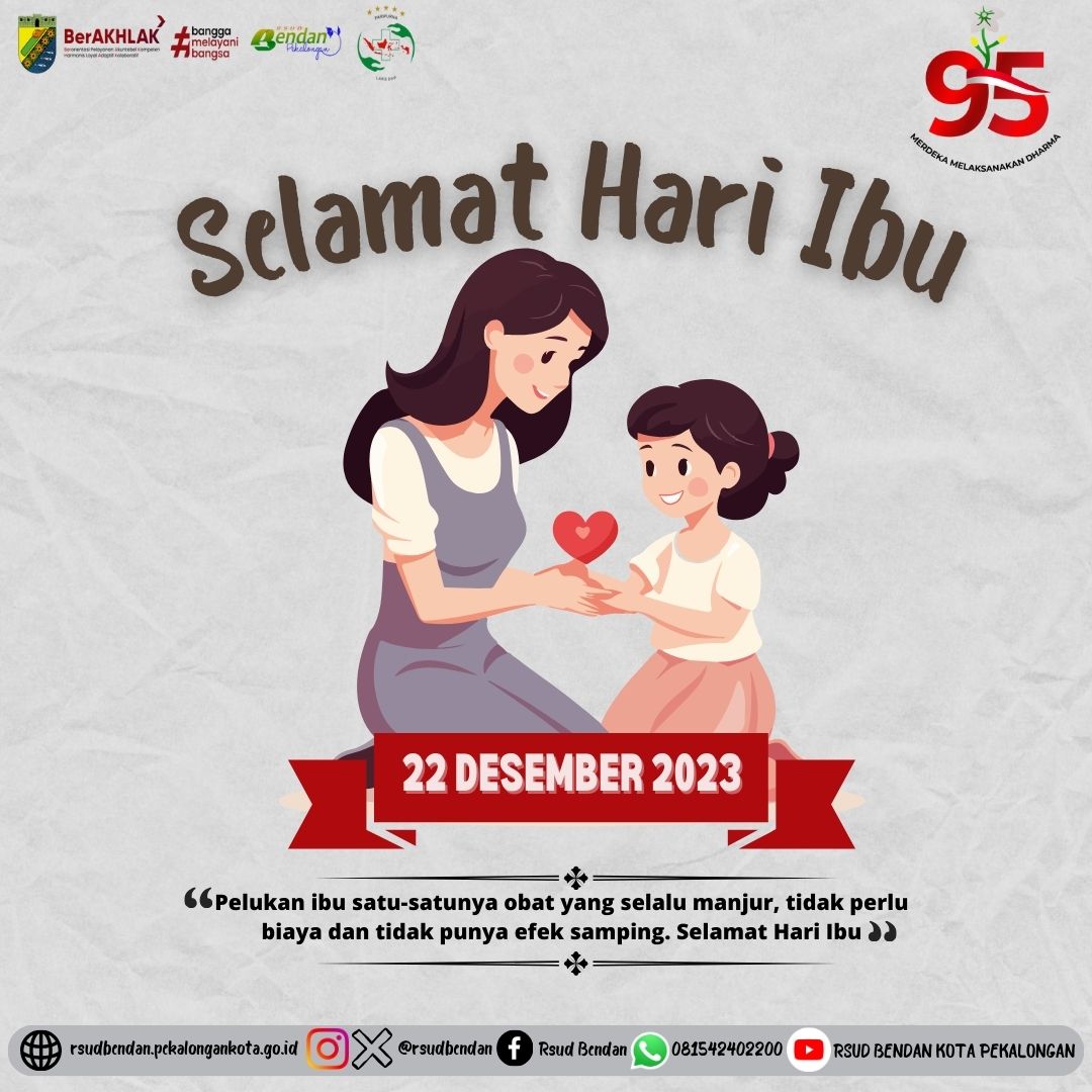 Selamat Hari Ibu Ke 95 22 Desember 2023 Rumah Sakit Umum Daerah